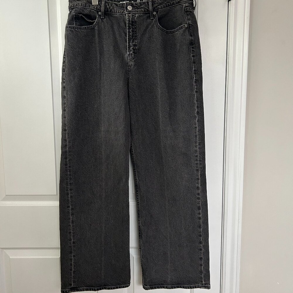 Old Navy Black Wide Leg Jeans